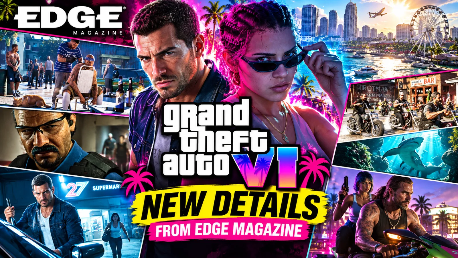 GTA 6 New Gameplay Details: Vehicle Tracking, Dynamic Weather, Trains and More Reportedly Revealed by EDGE