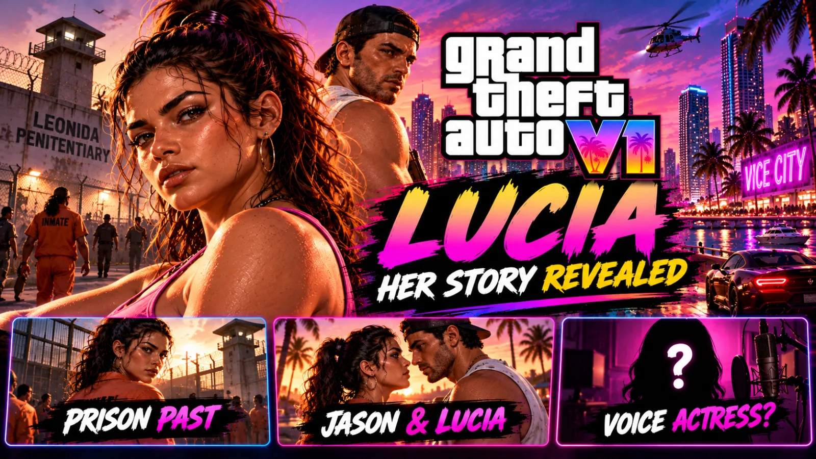 GTA 6 Lucia Caminos: Biography, Story, Jason Relationship and Everything We Know