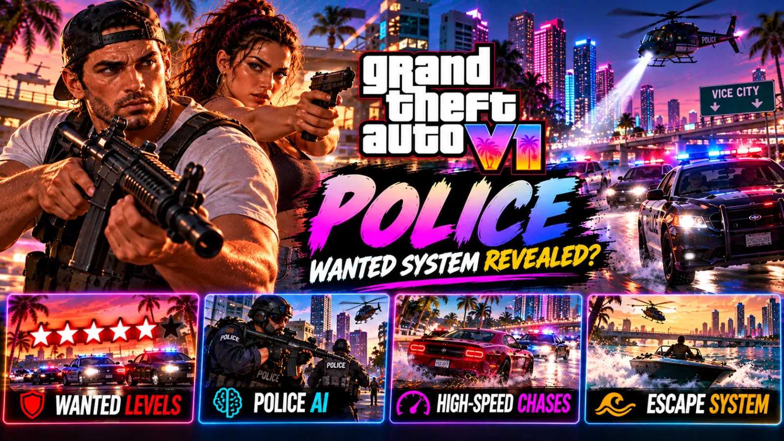 GTA 6 Police System: Wanted Levels, Police AI, Chases and Everything We Know