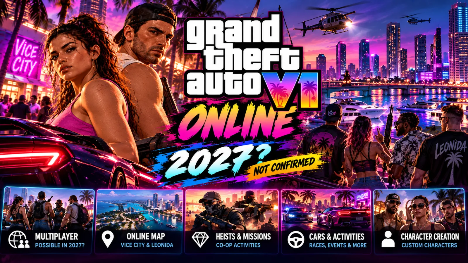 GTA 6 Online: Multiplayer Release Date, Features and Everything We Know