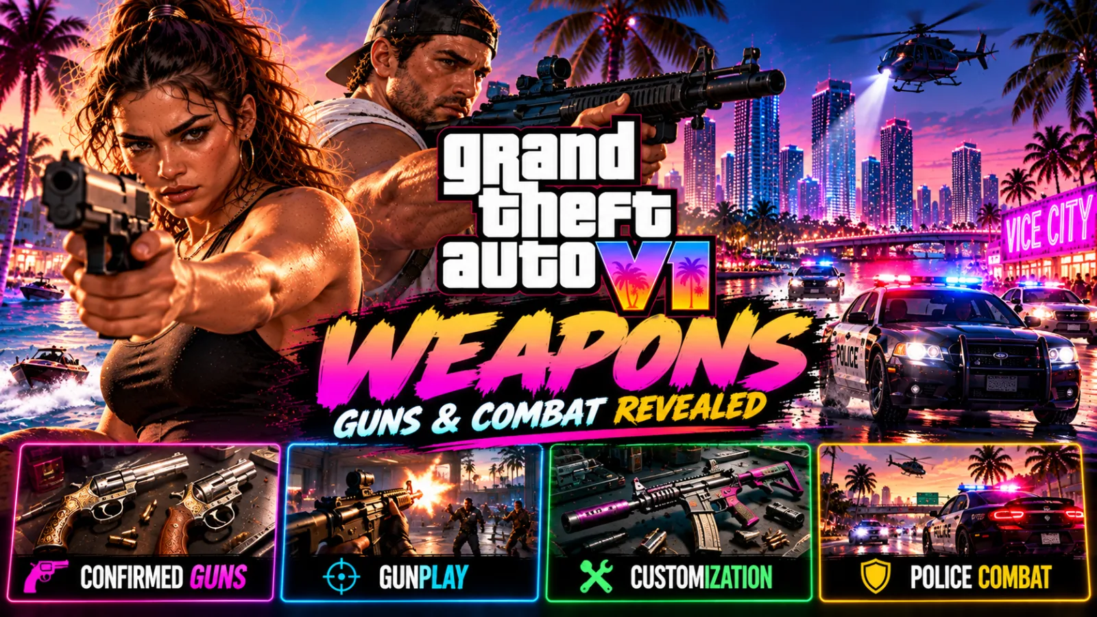 GTA 6 Weapons: Guns, Combat System, Gunplay and Everything We Know