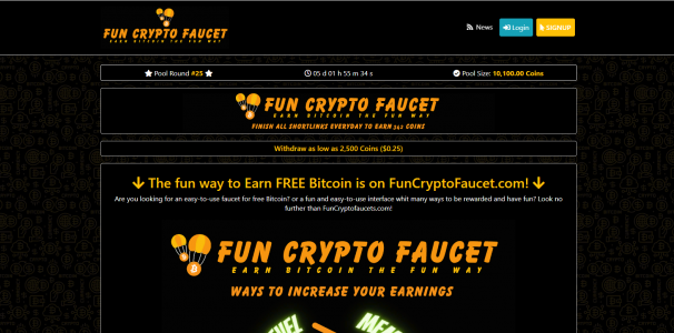 Funcryptofaucet.com (Scam)